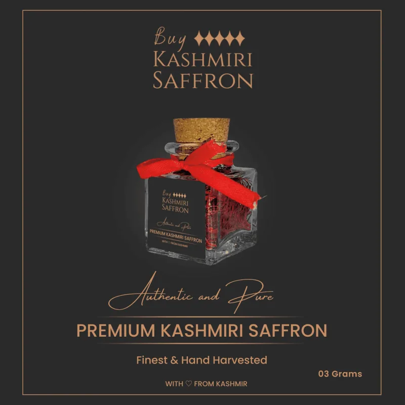 Premium Kashmir Saffron Kesar (Mogra) 3 Gm — Kashmir Online Store (saffron)