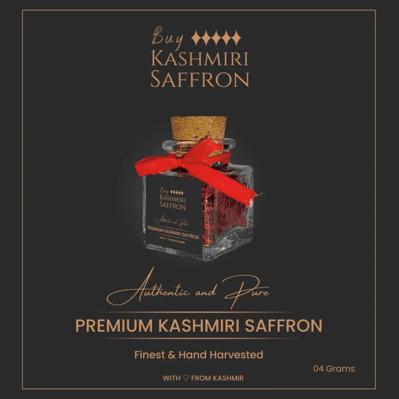 Premium Kashmiri Saffron – 100% Authentic & Handpicked (4gm) — Kashmir Online Store (saffron)