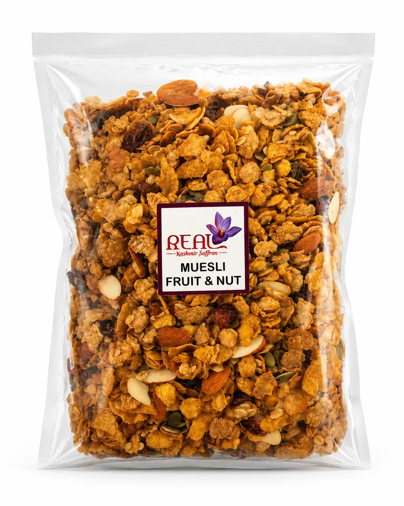 Muesli Fruit Nut &amp; Seeds — Zamindar Kesar (Pampore saffron)