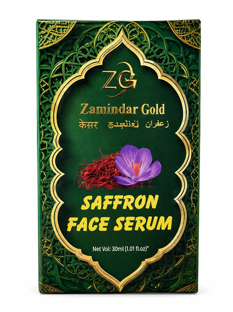 Saffron face serum — Zamindar Kesar (Pampore saffron)
