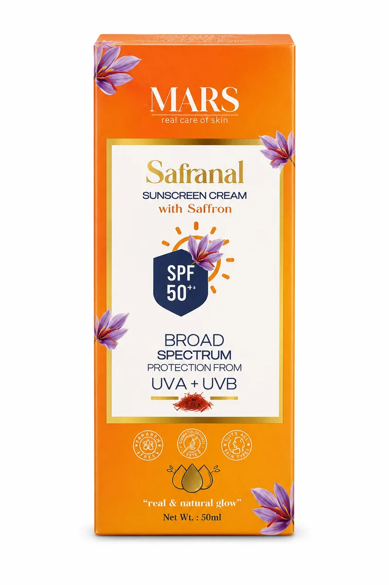 SPF 50++ Sunscreen — Zamindar Kesar (Pampore saffron)